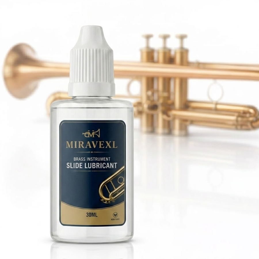 Trumpet Valve Oil - Koperinstrumentventielolie 30ml, snelwerkende smeermiddel voor trompet/cornet/horn/tuba,