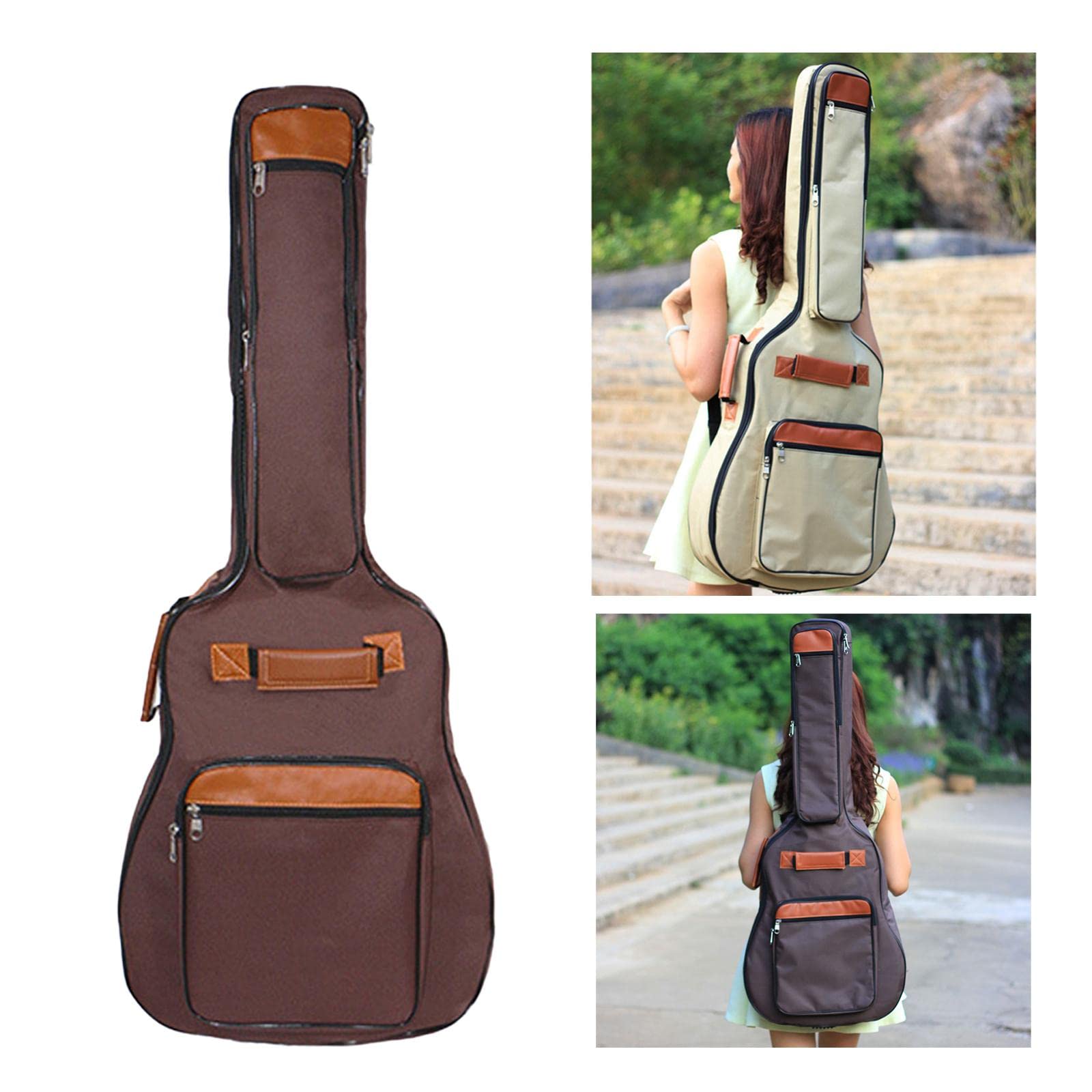 Guitar Strap Padded - Miwayer-akoestische gitaartas, 41 inch tas, waterdicht,
