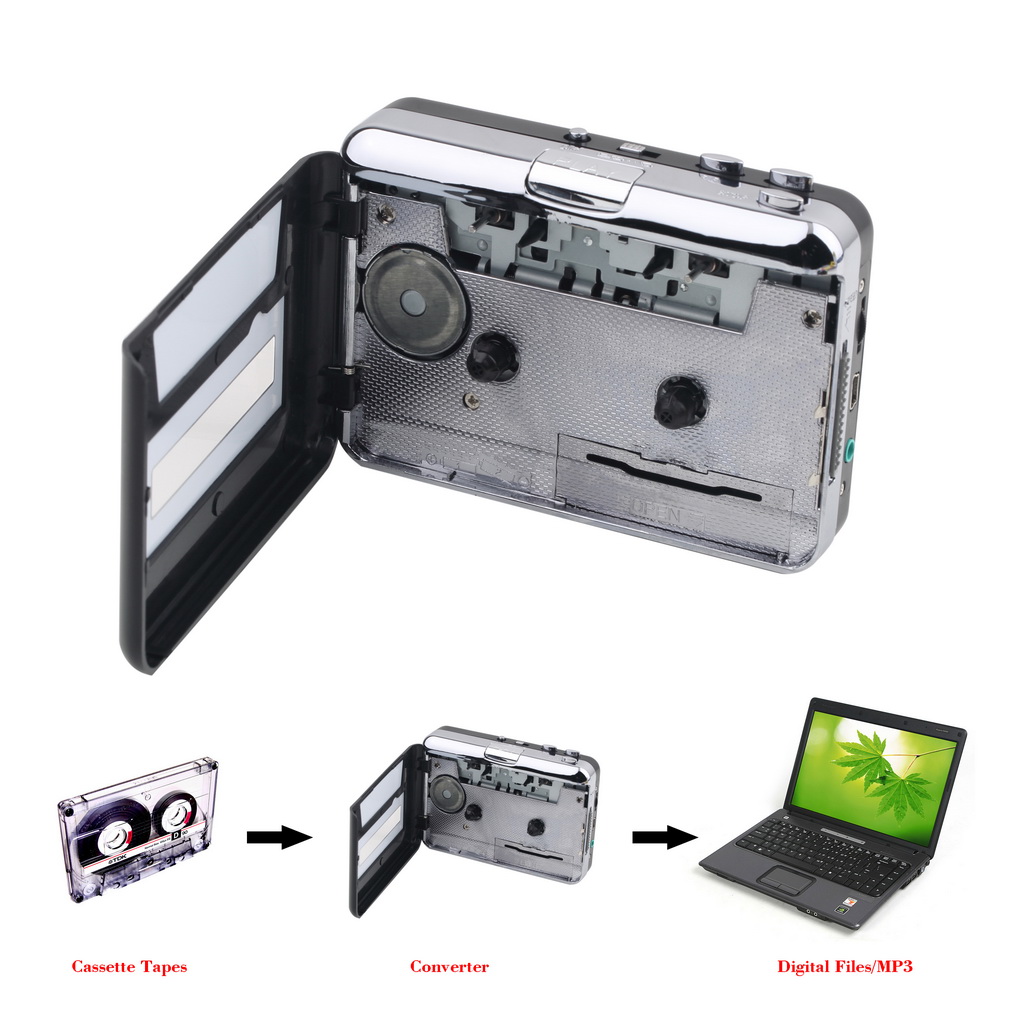 Audio Music Converter To Mp3 - Cassette naar MP3-converter Cassettespeler Capture Audio