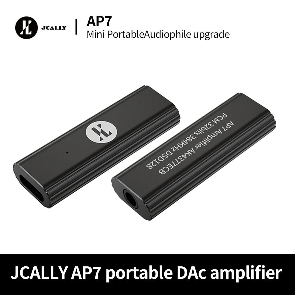 Headphone Amplifier Dac - JCALLY AP7 draagbare DAC-versterker - AK4377ECB-chip,
