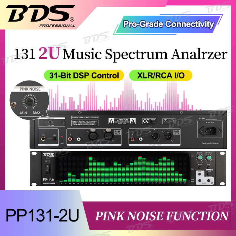 Audio Music Generator - BDS PP-131P Rackmount audio-analysator met 31