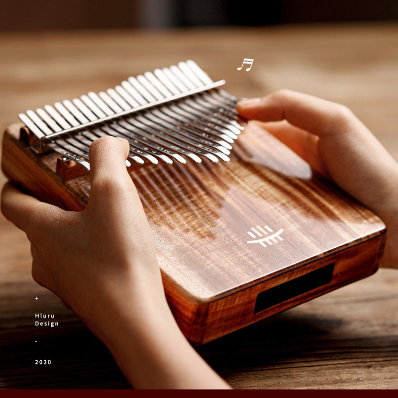 Kalimba Thumb Piano - Hluru Kalimba 17 Toetsen Met Gat
