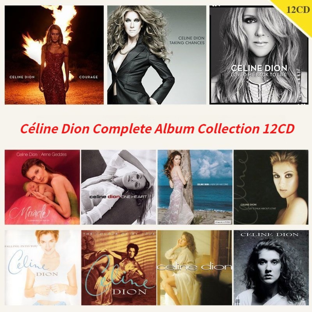 Audio Music Only - Celine Dion De ultieme complete albumcollectie