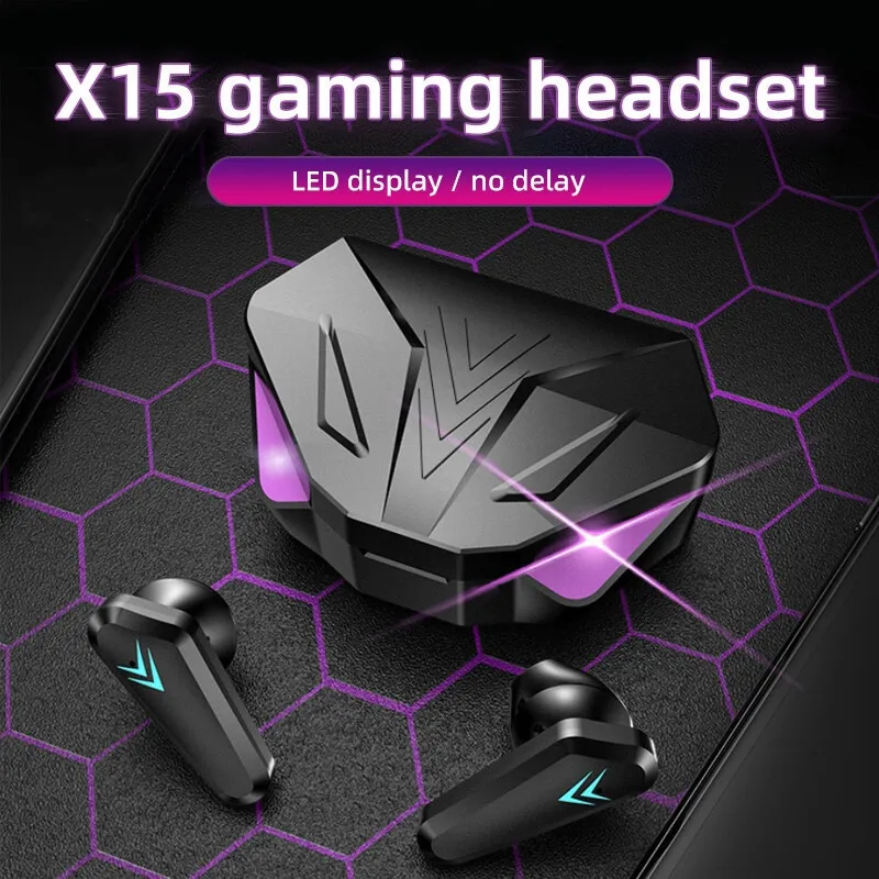 Audio X Music - X15 TWS Gaming Oordopjes Draadloze Bluetooth