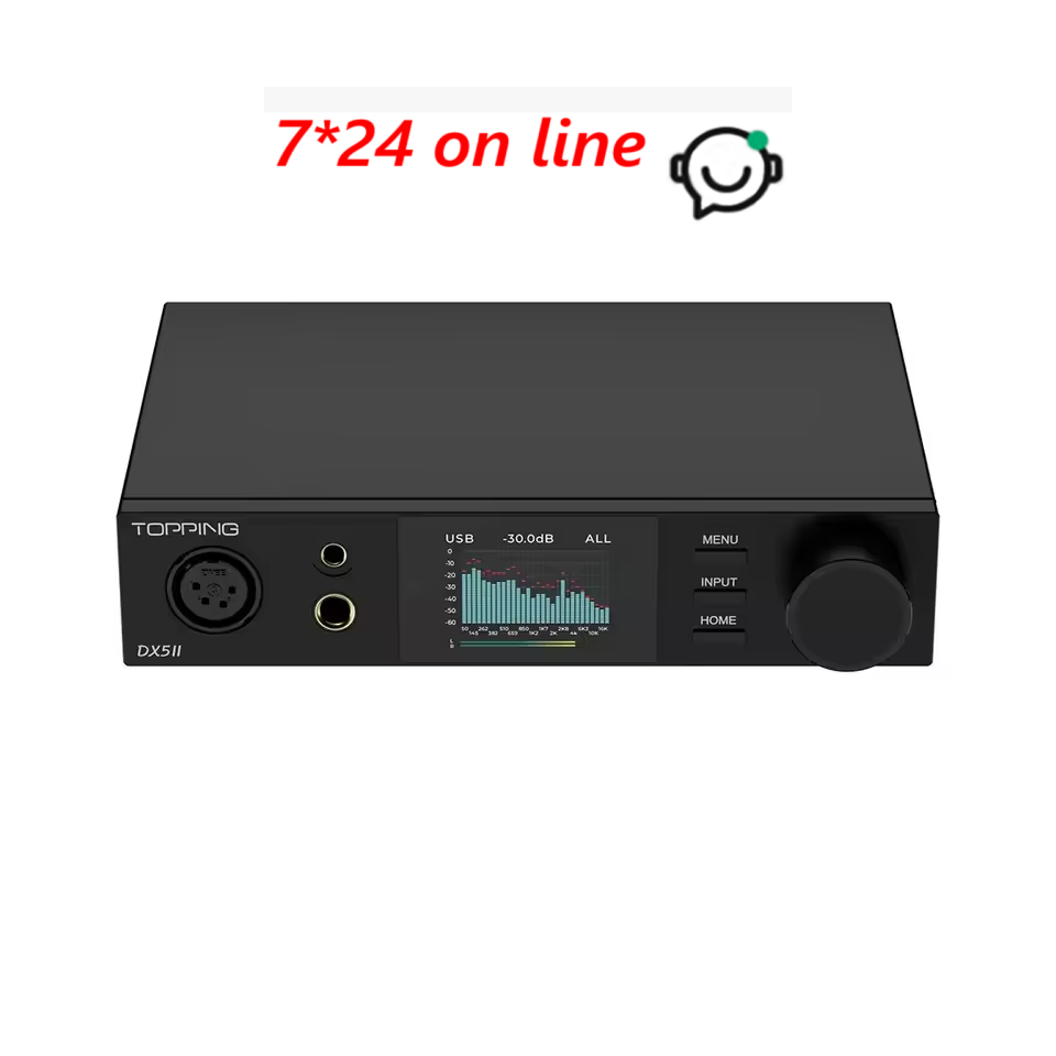 Headphone Amplifier Dac - TOPPING DX5 II Volledig gebalanceerde DAC