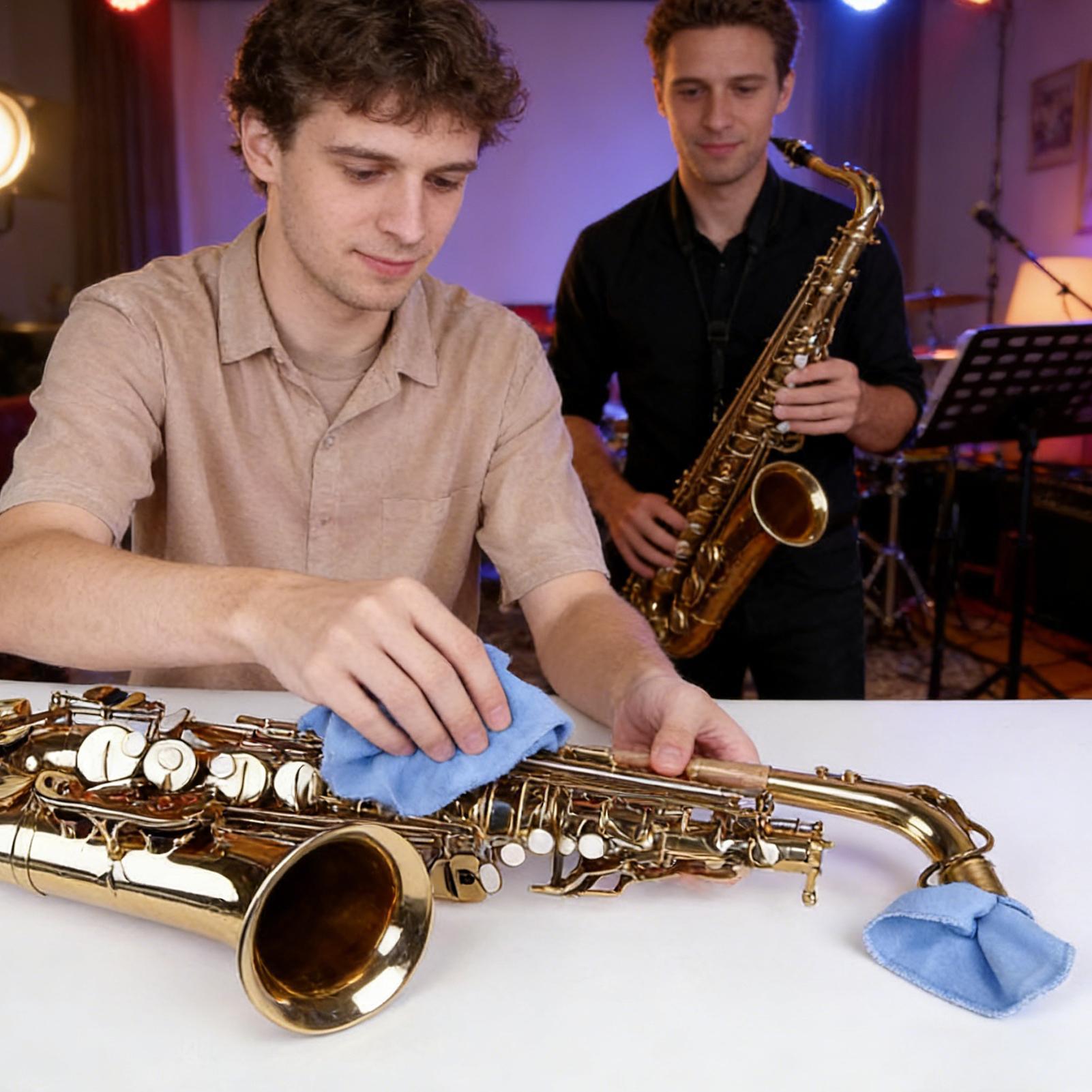 Clarinet Care Kit - Saxofoon Reinigingsdoekje Kit 2 Stuks Zachte