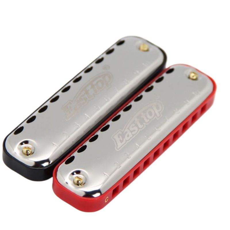 Harmonica 10 Hole - 10-gaats Blues mondharmonica Key C zakinstrument