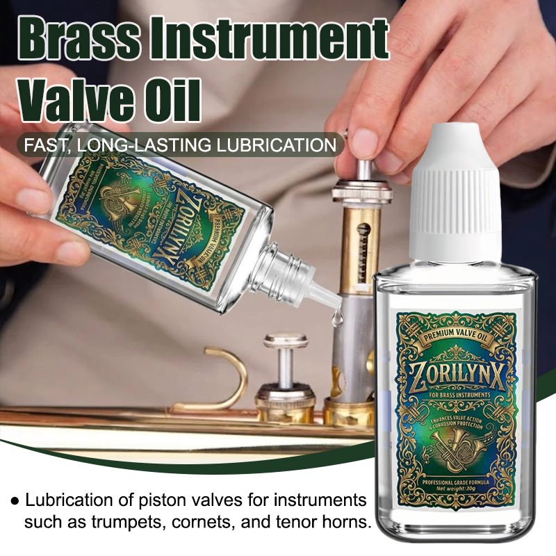 Trumpet Valve Oil - Professionele messinginstrumentventielolie Premium synthetisch smeermiddel voor