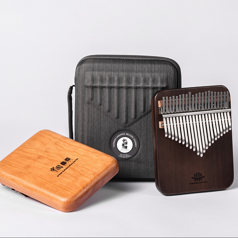 Kalimba Thumb Piano - Hluru Professional 21-toetsen Walnoot Kalimba Duimpiano