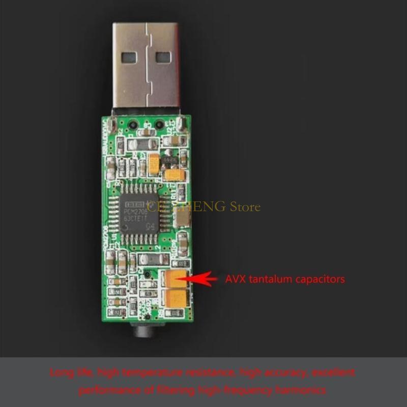 Headphone Amplifier Dac - E56B Professionele USB-geluidskaartadapter DAC-geluidsconverter PCM2706-converter Externe