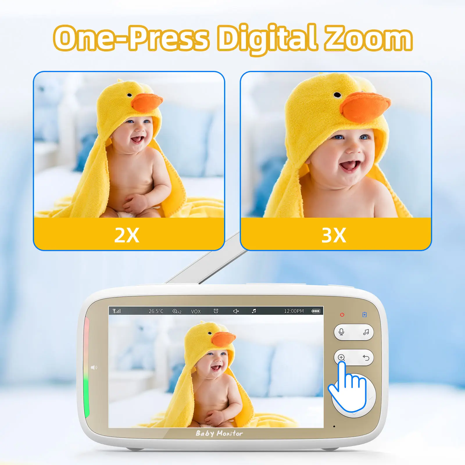 VB803 PRO Babyfoon, met 2st Zo - Audio X Music recensie en prijs