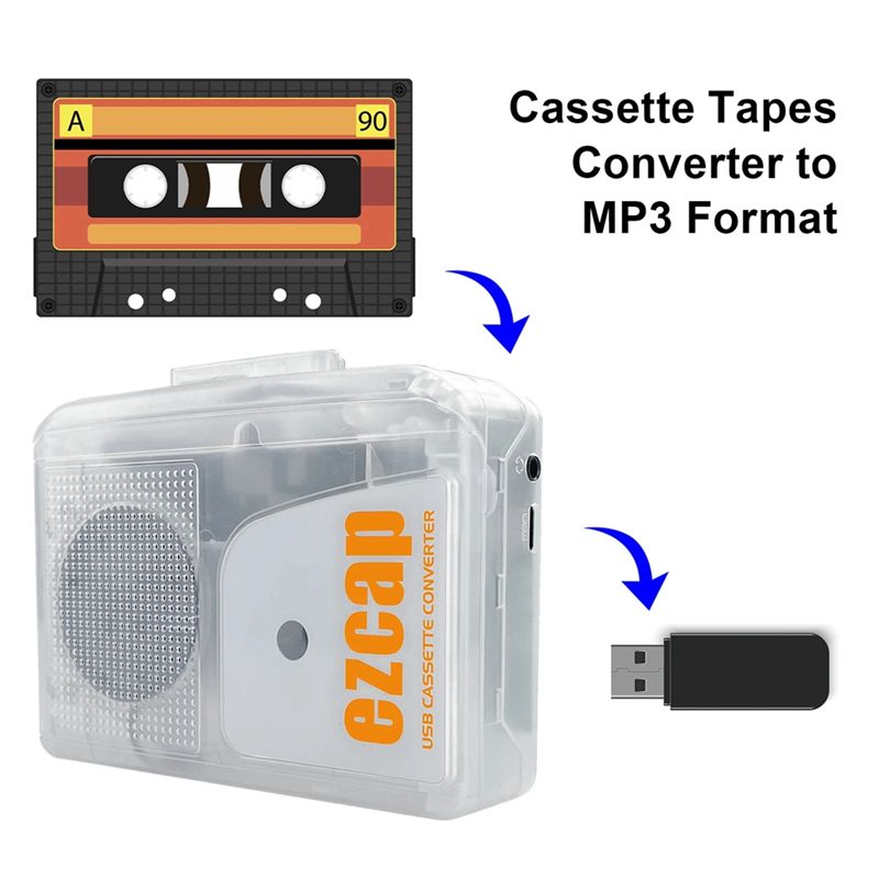 N91R-USB Cassettespeler Walkma - Audio Music File recensie en prijs