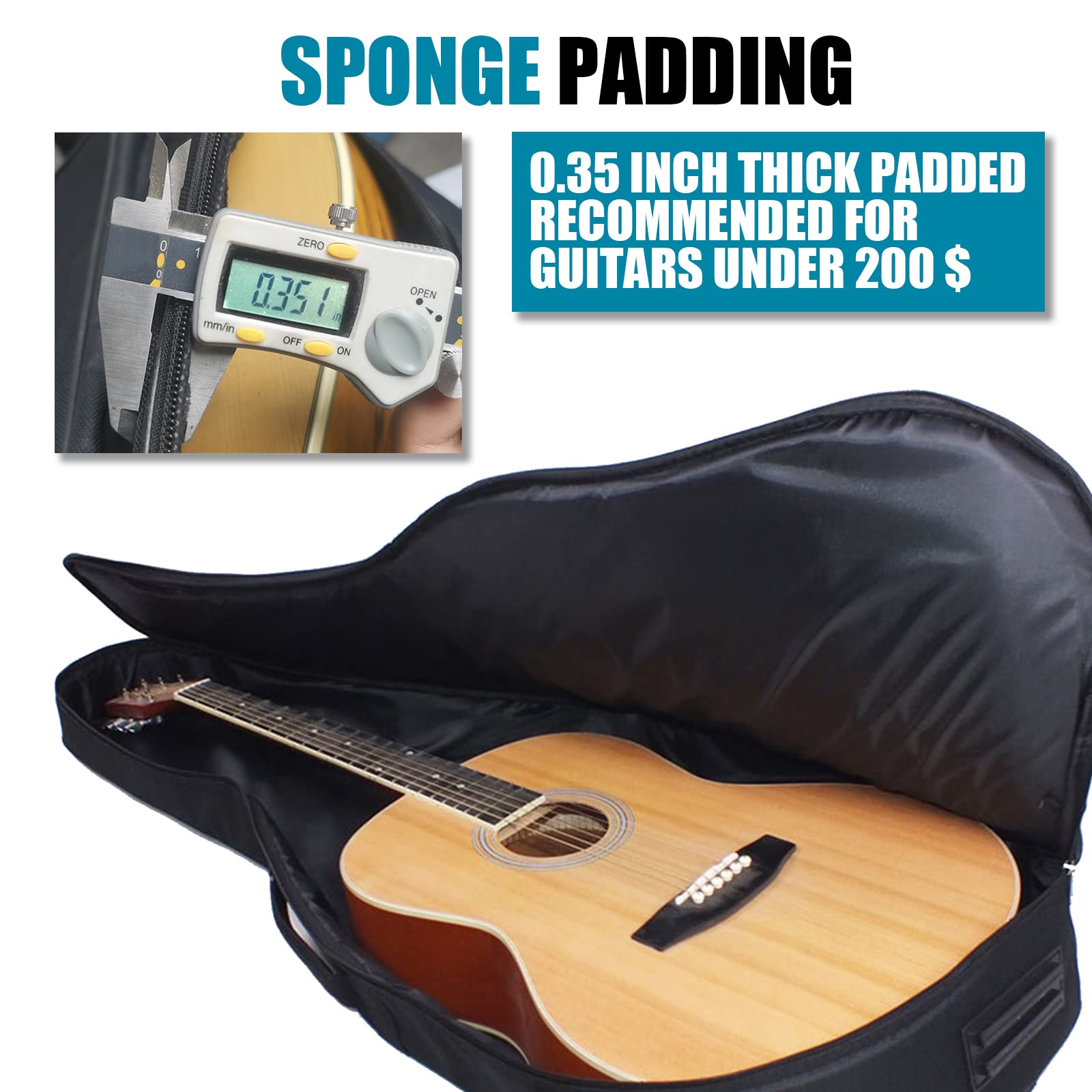 Akoestische Gitaar Gig Tas 41  - Guitar Strap Padded recensie en prijs