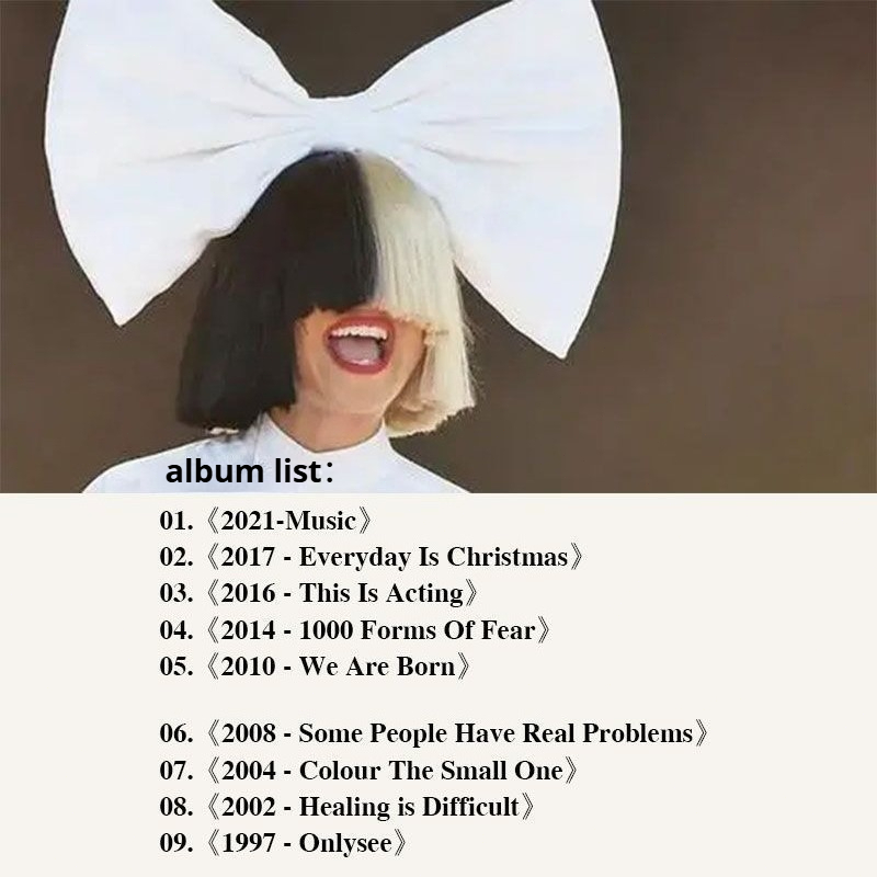Sia Complete 9CD Muziekalbumco - Audio Music Only recensie en prijs