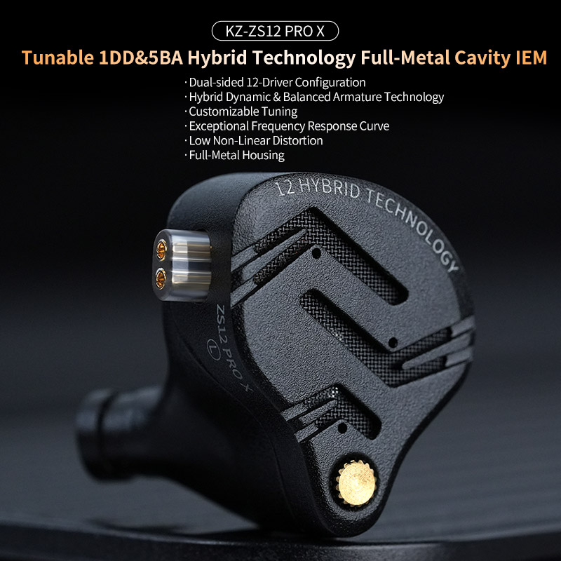 KZ ZS12 PRO X Metalen Koptelef - Audio X Music recensie en prijs