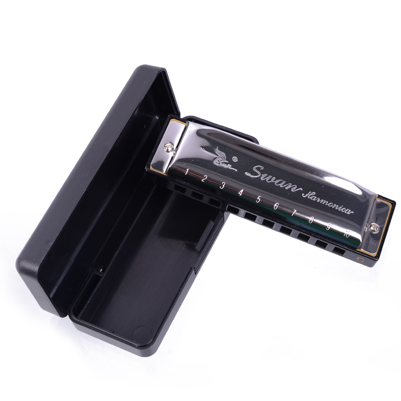 Swan Harmonica Blues SW1020-1  - Harmonica 10 Hole recensie en prijs