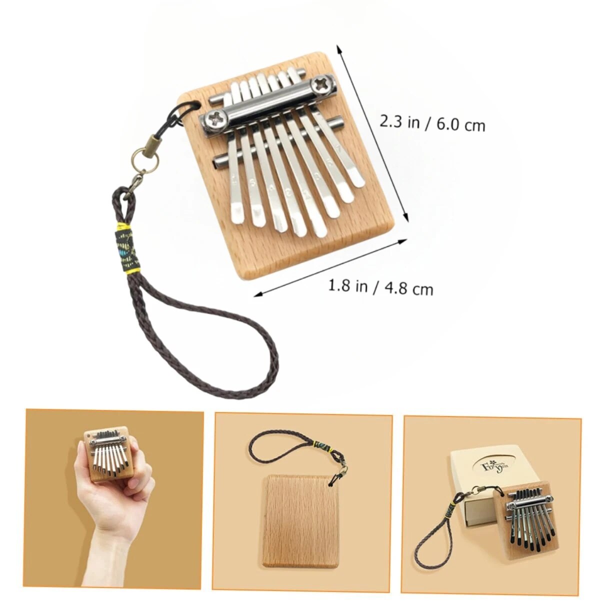 Miwayer Mini Kalimba 8 Toets D - Kalimba Thumb Piano recensie en prijs