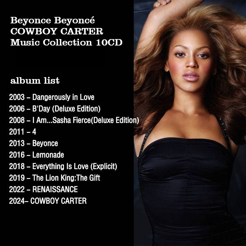 Beyoncé 10CD Muziekalbumcollec - Audio Music Only recensie en prijs