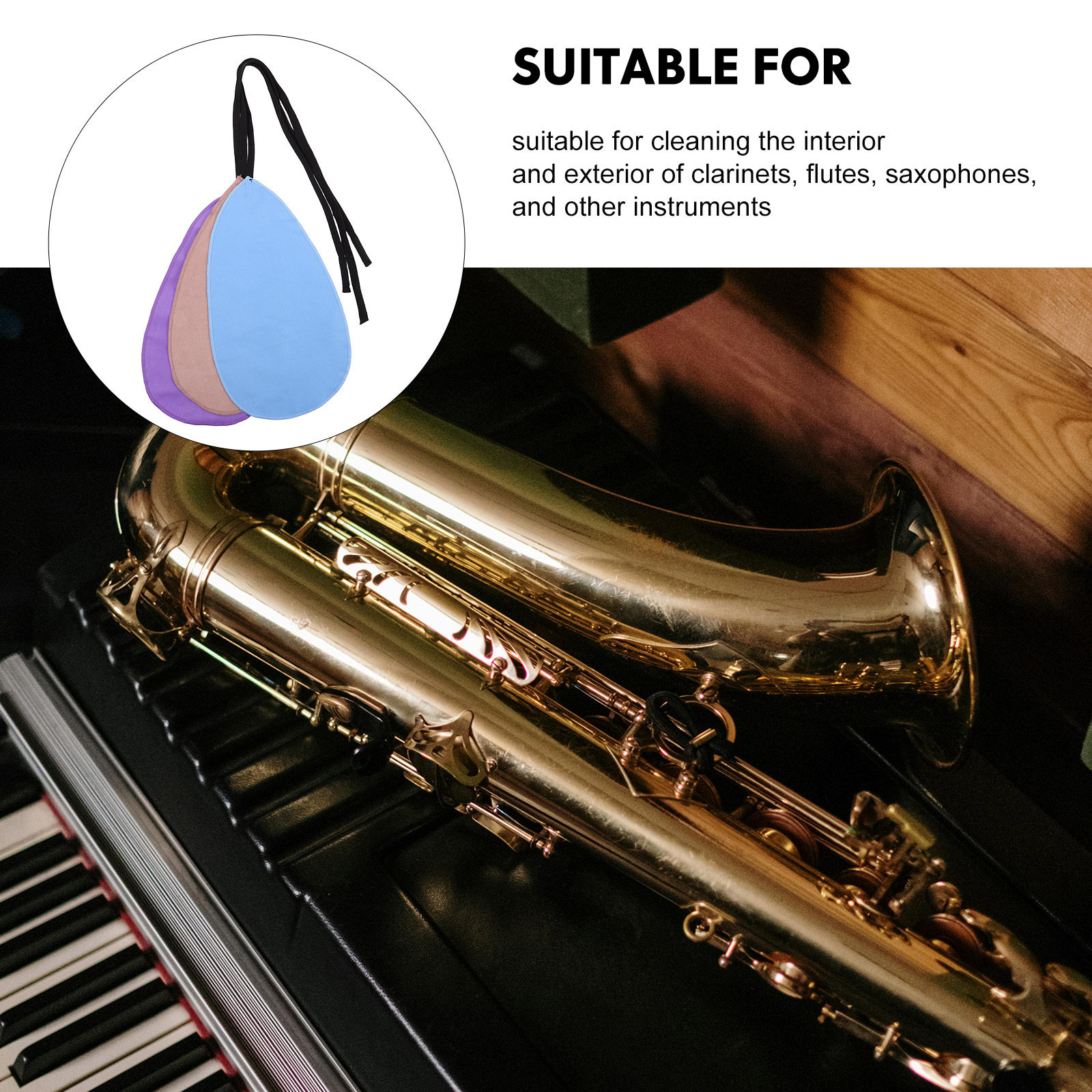 3 stuks zachte vezelreinigings - Clarinet Care Kit recensie en prijs