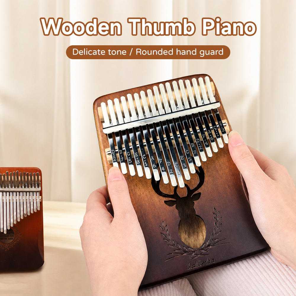 21-toetsen mahonie kalimba, 17 - Kalimba Thumb Piano recensie en prijs