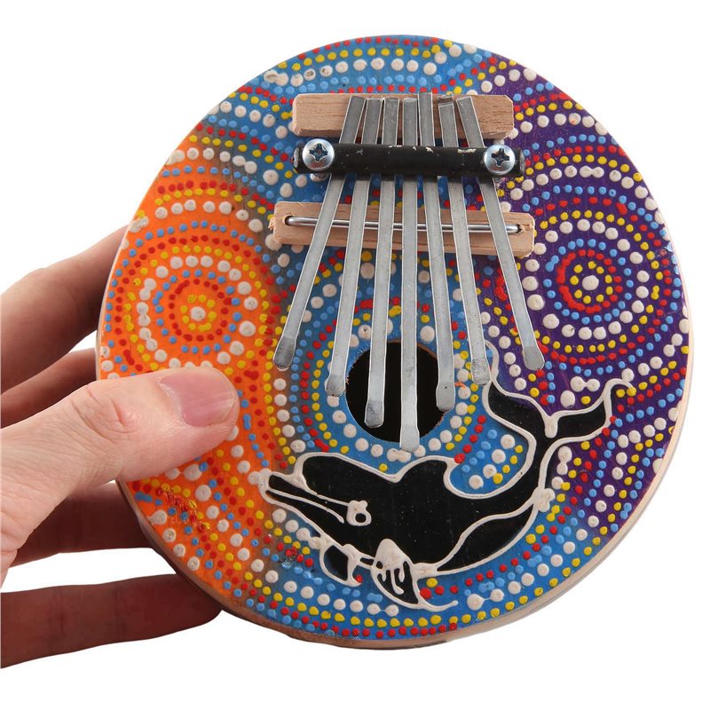 2X 7-toons stembare kokosnoot  - Kalimba Thumb Piano recensie en prijs