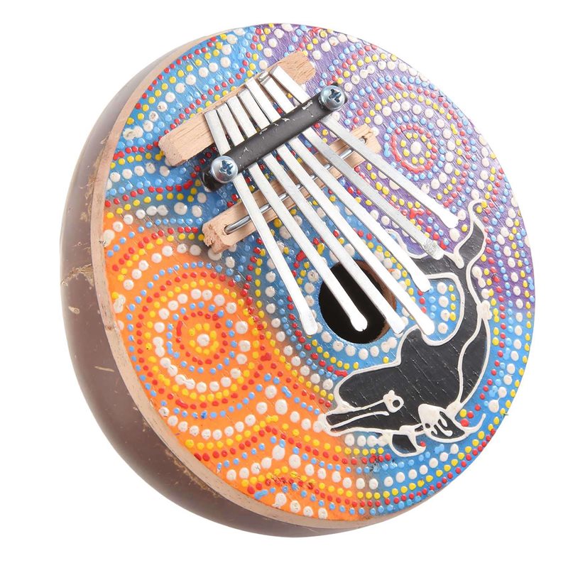 2X 7-toons stembare kokosnoot  - Kalimba Thumb Piano recensie en prijs