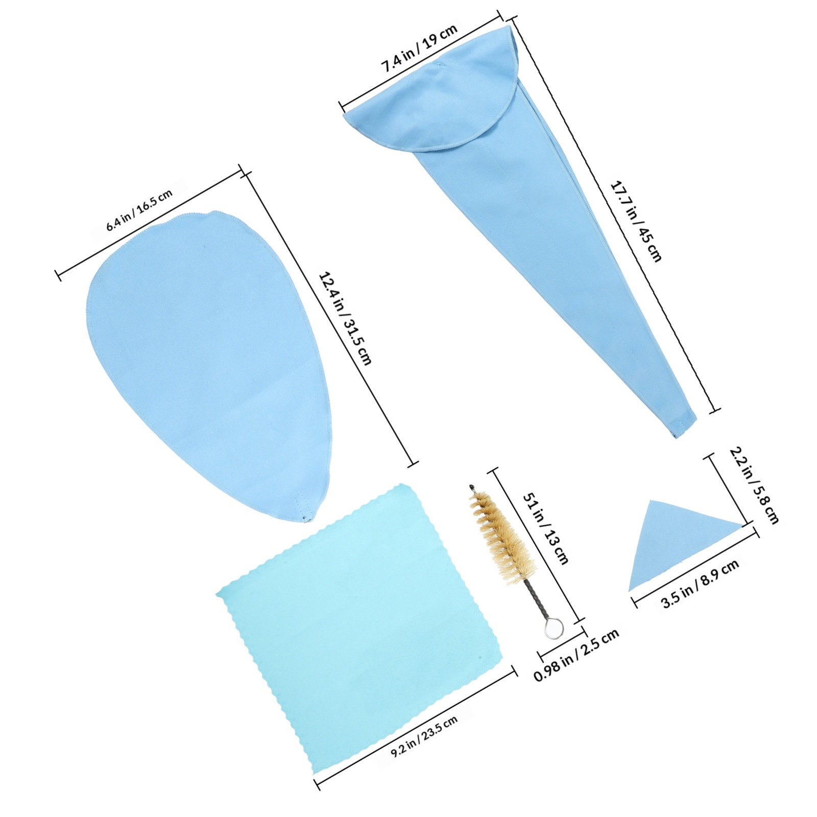 Saxofoon Reinigingssets Blauw  - Clarinet Care Kit recensie en prijs