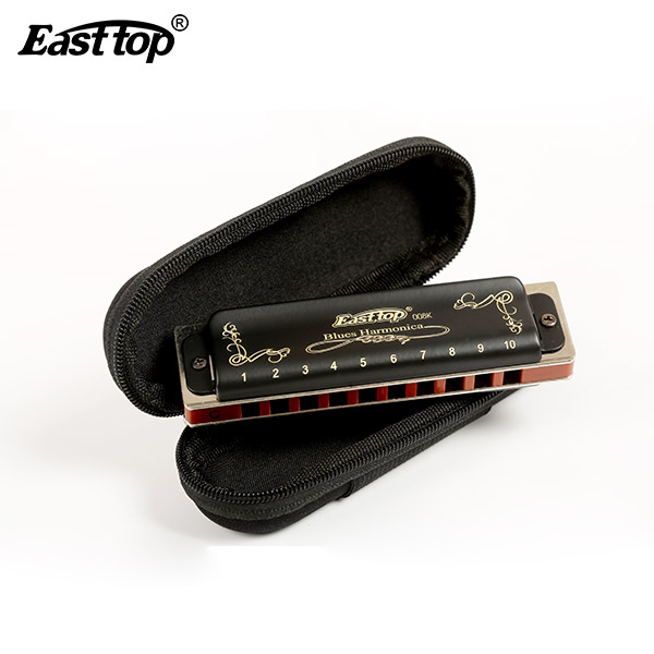 EASTTOP T008K Nieuwe blauwe kl - Harmonica 10 Hole recensie en prijs