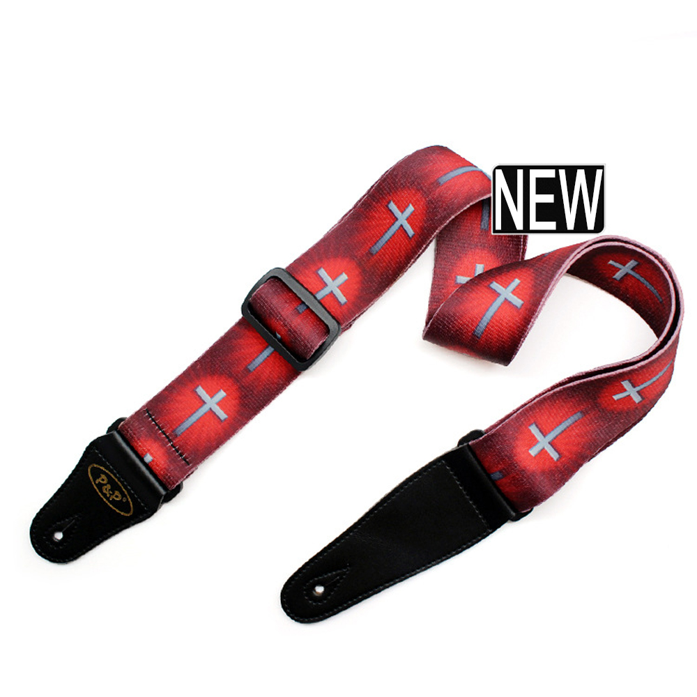 Gitaarband Kruis Van Christ Pa - Guitar Strap Padded recensie en prijs