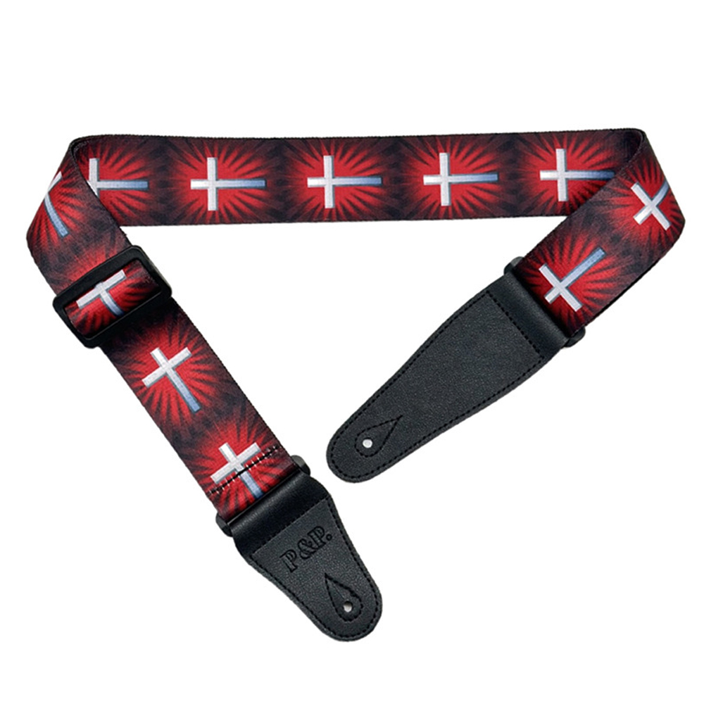 Gitaarband Kruis Van Christ Pa - Guitar Strap Padded recensie en prijs