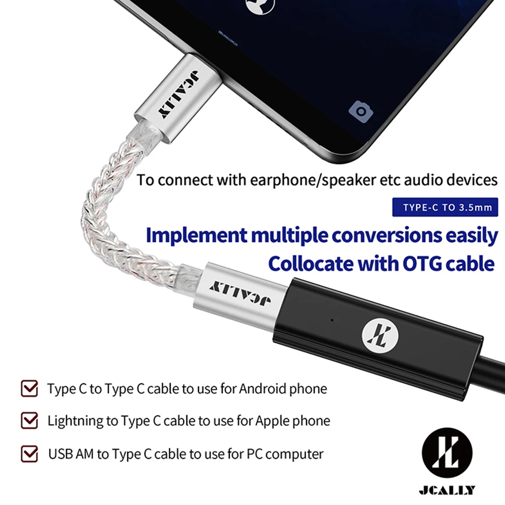 JCALLY AP7 draagbare DAC-verst - Headphone Amplifier Dac recensie en prijs