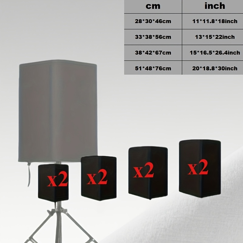 2 stuks luidsprekerhoezen, ges - Audio Music Only recensie en prijs