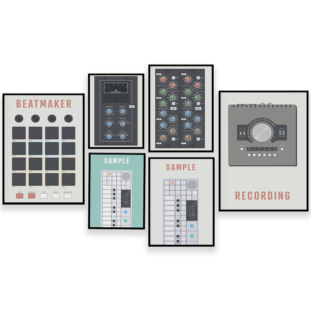 Poster voor muziekproducenten, - Audio Music File recensie en prijs