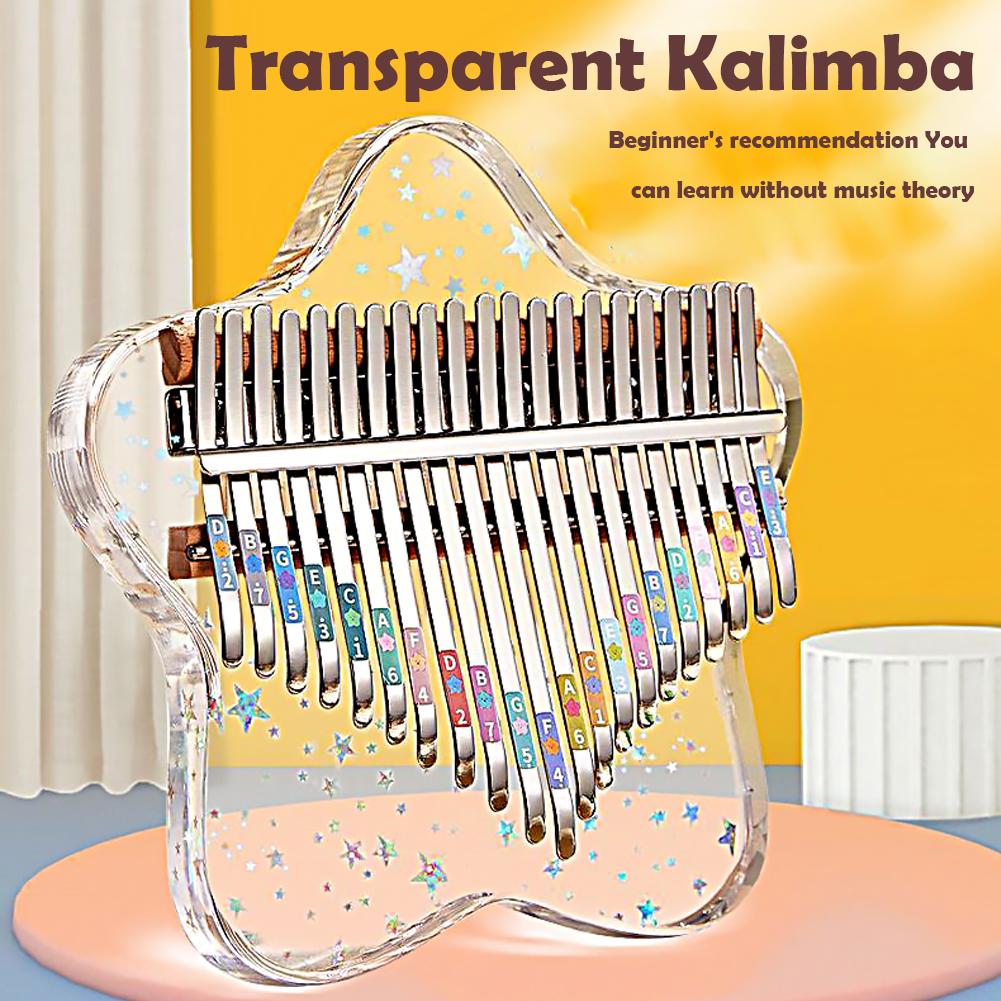 21/17 toetsen draagbare vinger - Kalimba Thumb Piano recensie en prijs