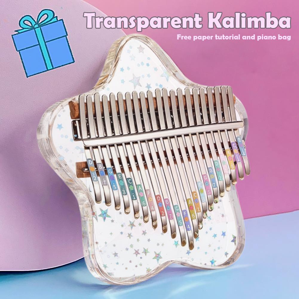 21/17 toetsen draagbare vinger - Kalimba Thumb Piano recensie en prijs