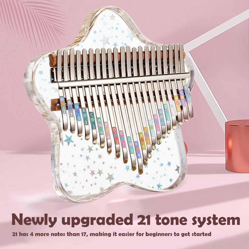 21/17 toetsen draagbare vinger - Kalimba Thumb Piano recensie en prijs