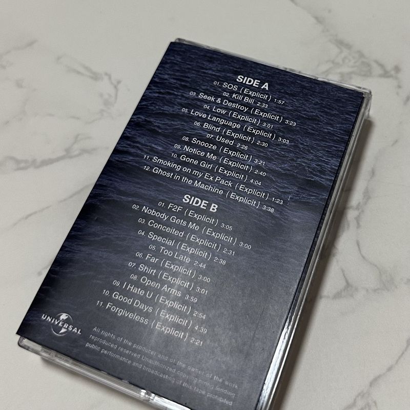 Westerse R&B muziek cassetteba - Audio Music Lyrics recensie en prijs