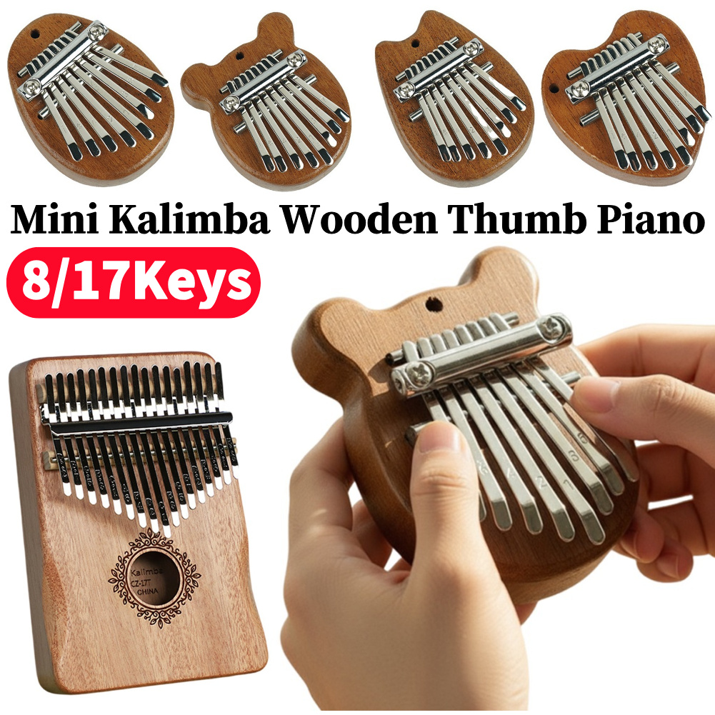 8/17 toetsen Mini Houten Kalim - Kalimba Thumb Piano recensie en prijs