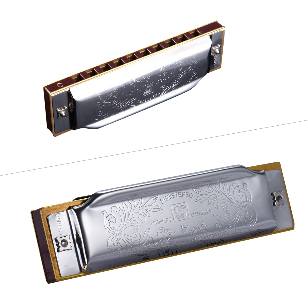 Suzuki Folkmaster Blues Harmon - Harmonica 10 Hole recensie en prijs
