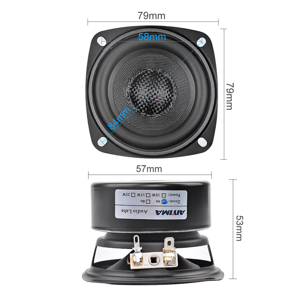 Aiyima 2 Stuks 3 Inch Audio Dr - Audio Music Generator recensie en prijs