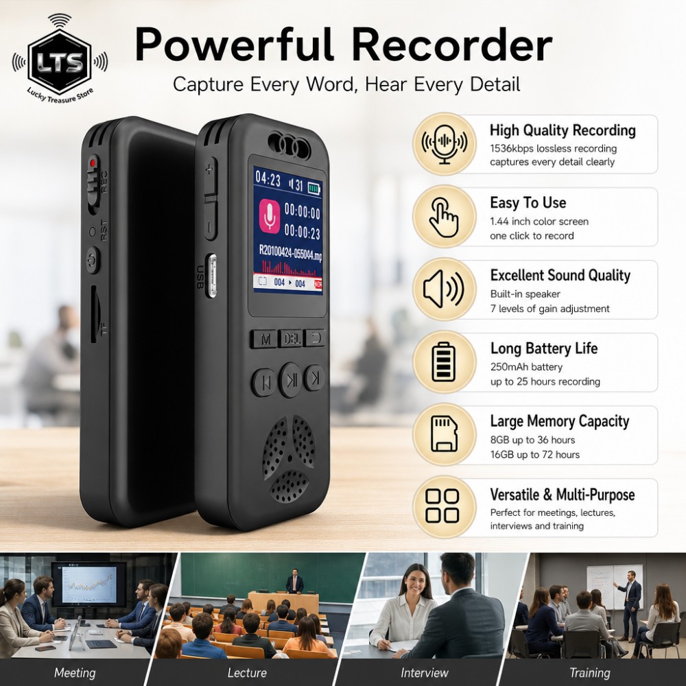 16GB digitale voicerecorder Sp - Audio Music File recensie en prijs