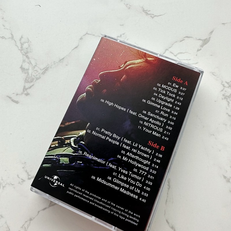Retro audiocassetteband, ongeo - Audio Music Lyrics recensie en prijs