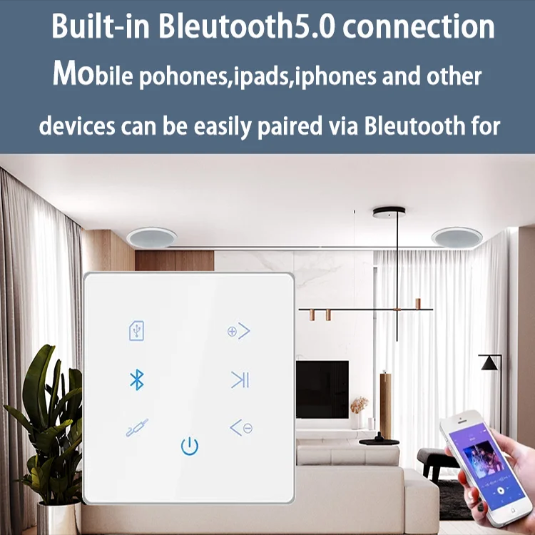 Bluetooth Muur Versterker Home - Audio Music Generator recensie en prijs