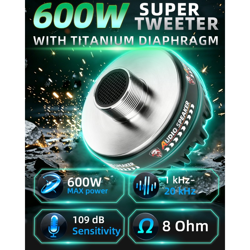 2 stuks 3,75 inch titanium twe - Audio Music Generator recensie en prijs