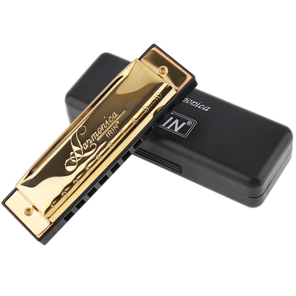 Zilver/goud KeyC 10-gaats 20-t - Harmonica 10 Hole recensie en prijs