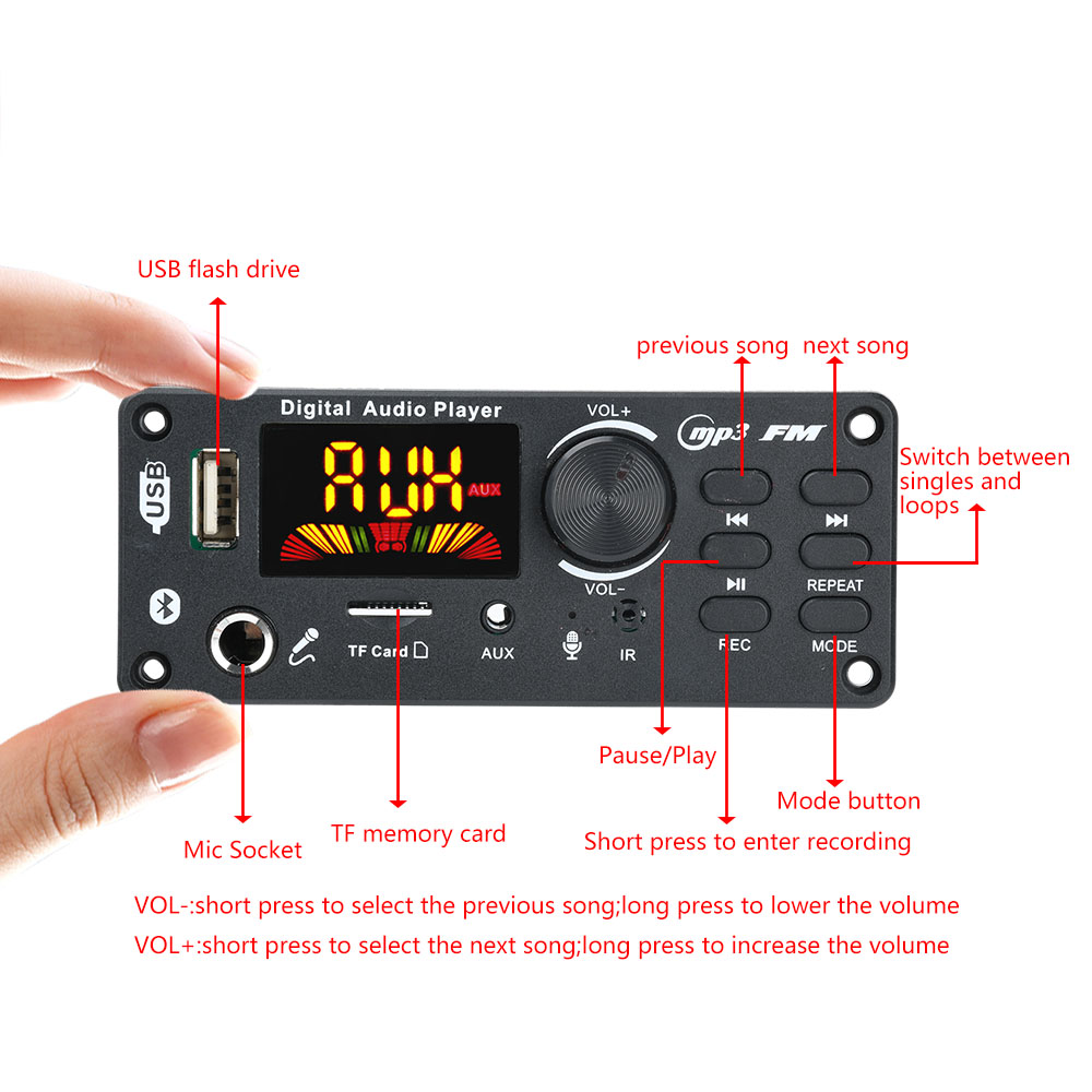 DC 5-12V MP3 Audio Decoder Mod - Audio Music Converter To Mp3 recensie en prijs