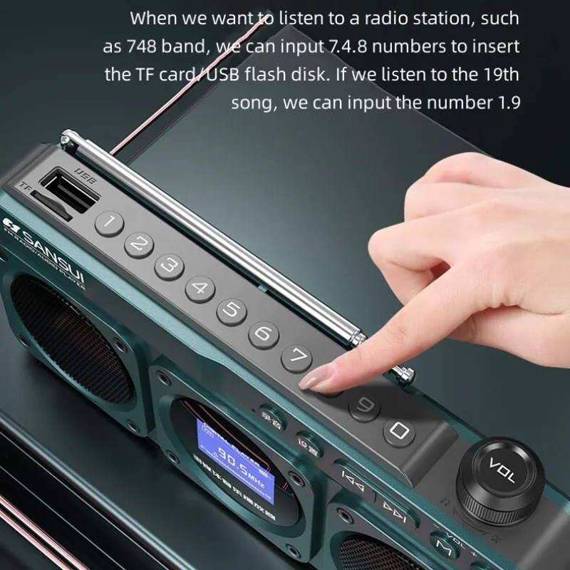 Draagbare F28 FM-radio Hi-Fi-g - Audio Music Lyrics recensie en prijs
