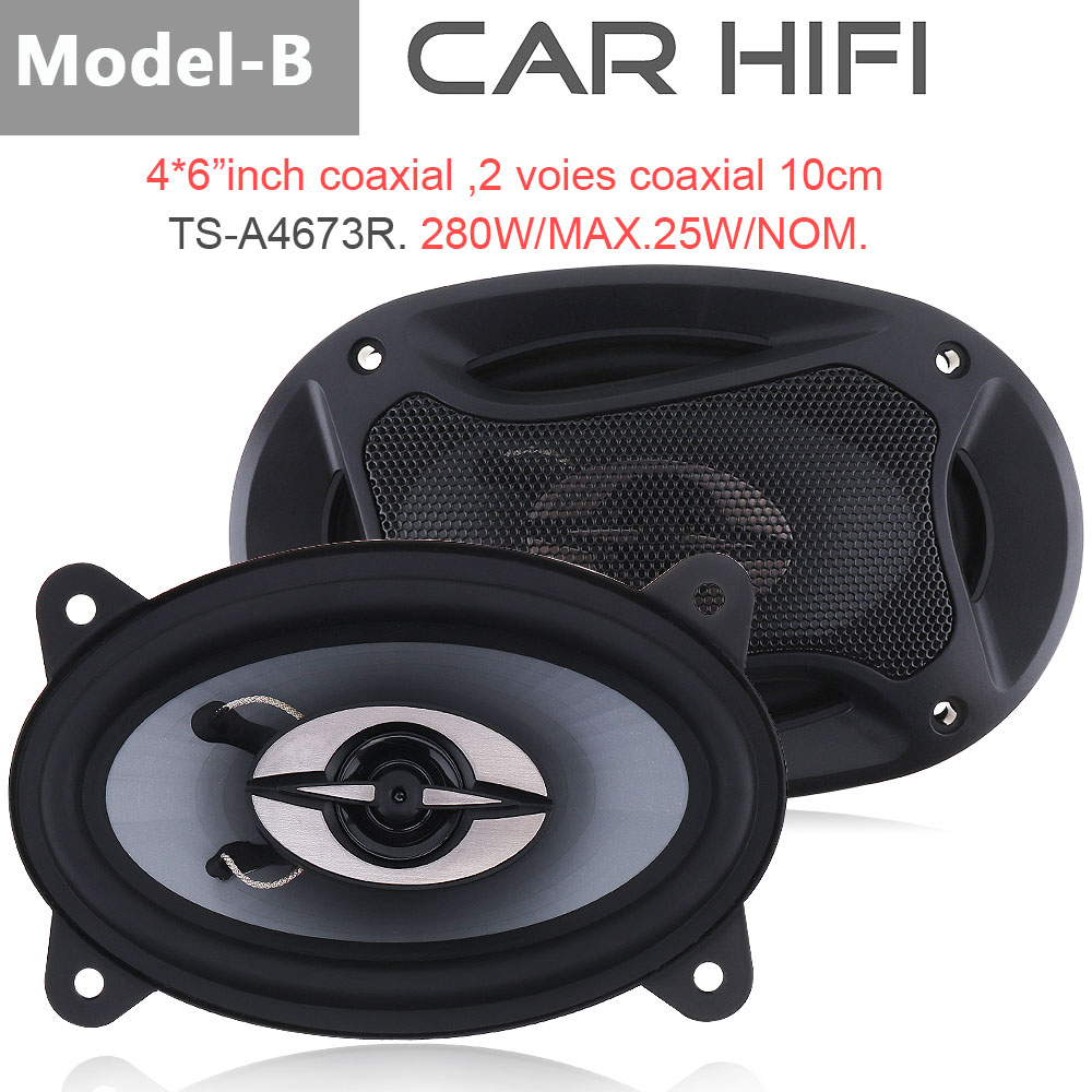 2 Stuks 4X6 Inch 150W / 280W A - Audio X Music recensie en prijs